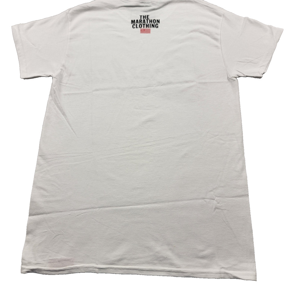 The Marathon Clothing Crenshaw Shirt Mens Small White Graphic Tee Streetwear - Picture 2 of 9